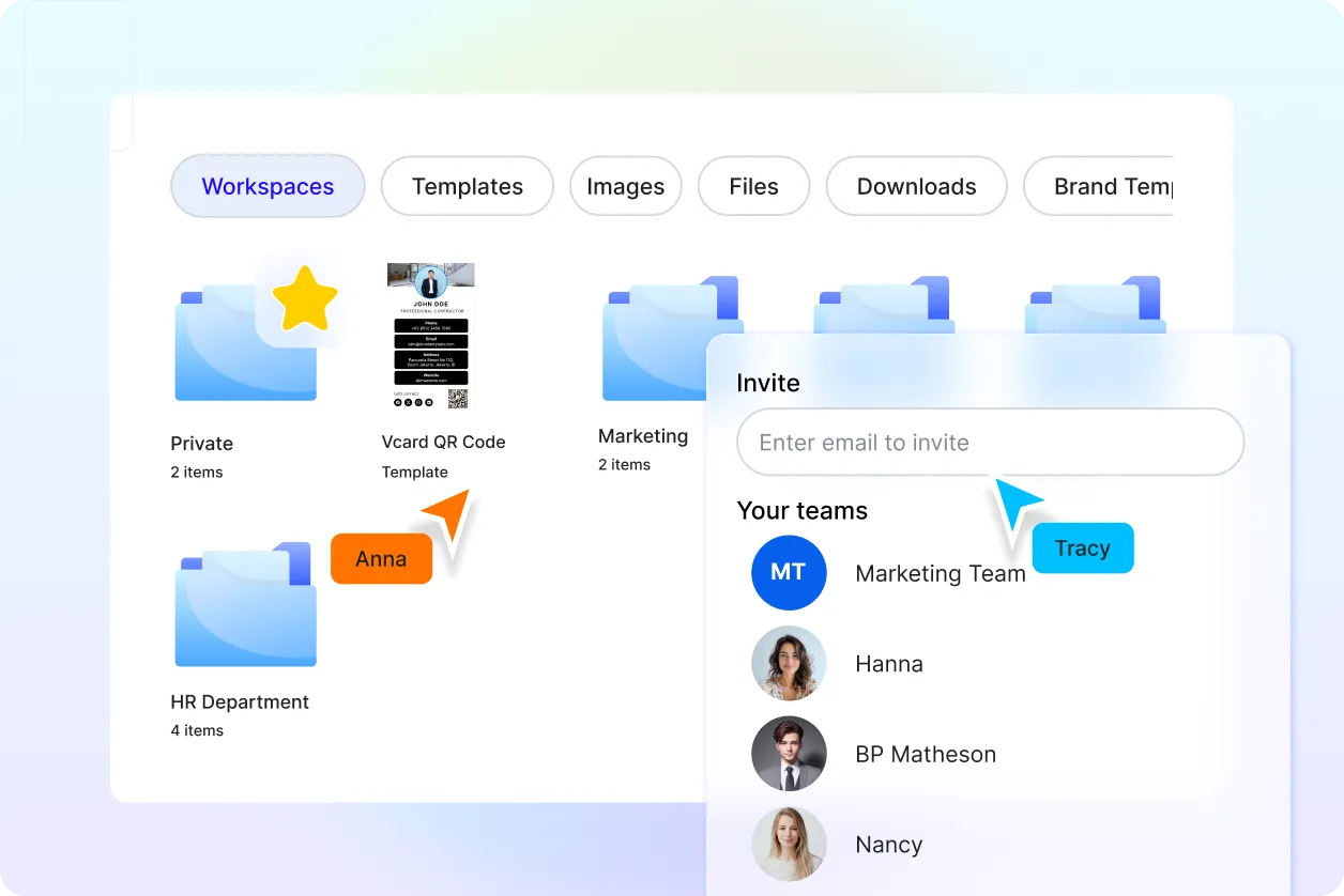 Free AI vCard QR Code Generator, Free Digital Business Card Maker Online